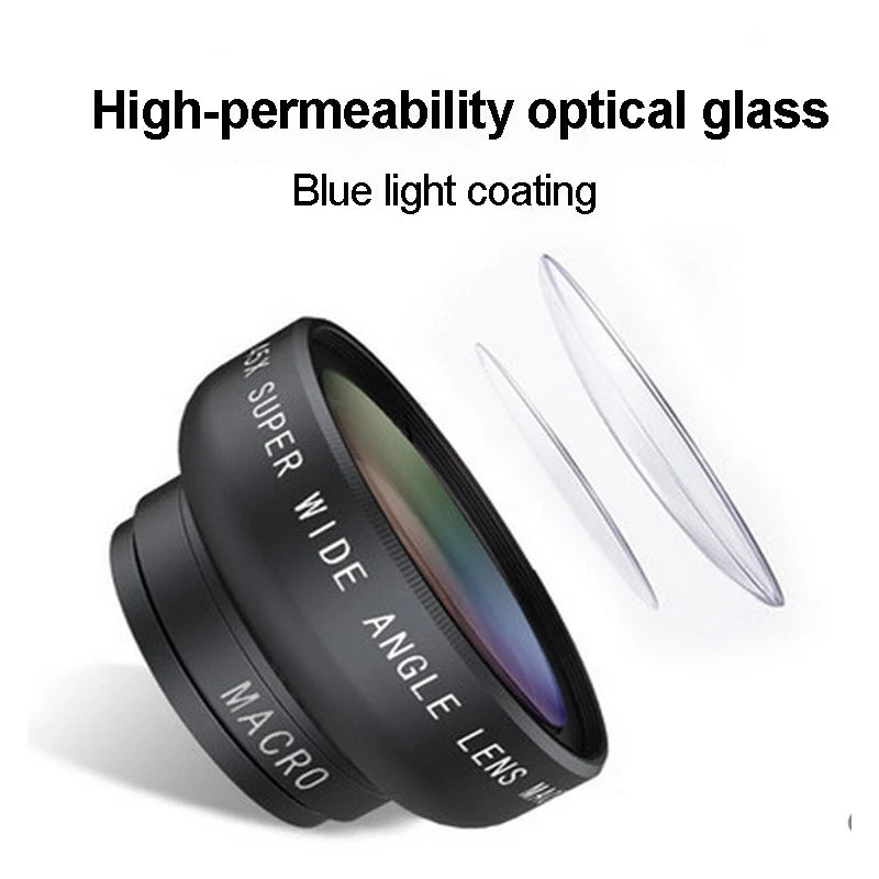 Mobile Phone 37MM 0.45X 49UV Super Wide-angle + Macro Lens For Mobile Camera For Phone Cell Phone Accessories Smartphone Support Peaceful Pleasures Health and Wellness