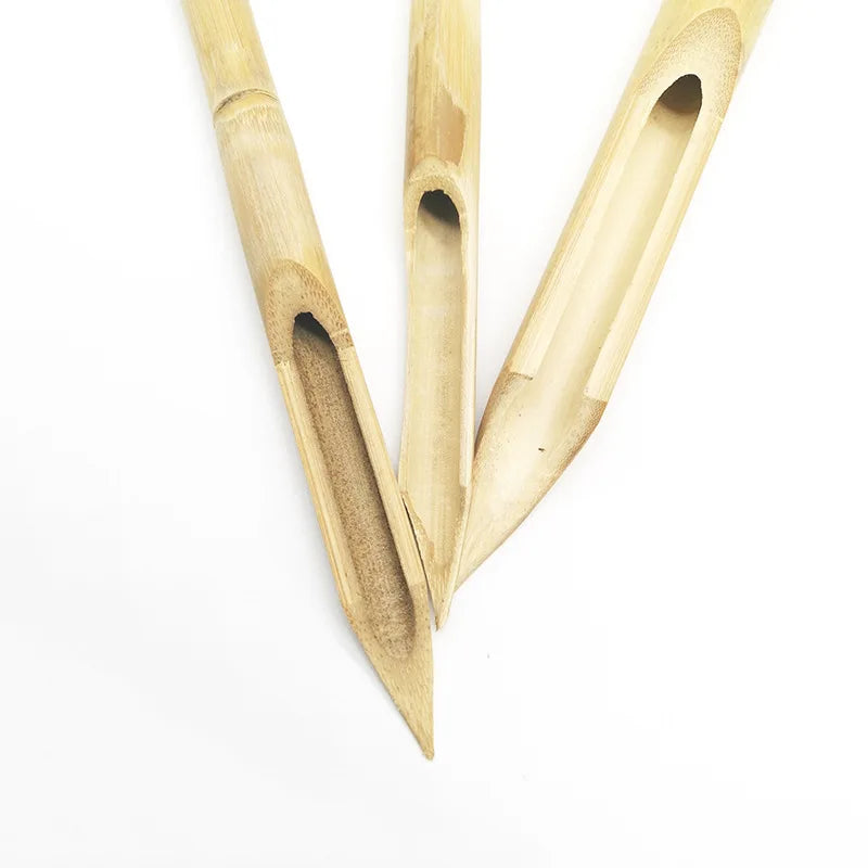 3-Piece Bamboo Reed Pen & Clay Sculpting Tool Set