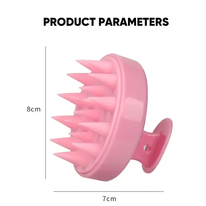10pcs Shampoo Brush Head Scalp Massage Comb Hair Washing Comb Body Massage Brush Bath Shower Brush Salon Hairdressing Tool Peaceful Pleasures Health and Wellness