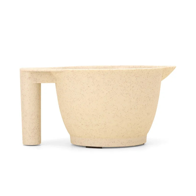 Wheat Straw Hair Dye Mixing Bowl with Handle | Pro Tool