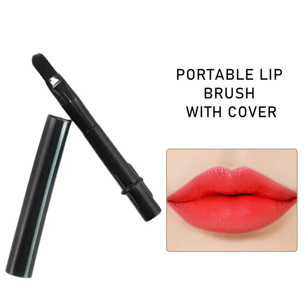 Retractable Lip Brush with Cap – Travel Portable Lipstick