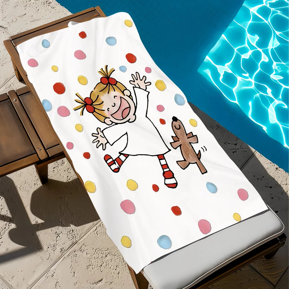 CoCo Cartoon Quick-Dry Beach Towel | Soft, Absorbent, 11 Sizes Quick-Dry Beach Towel Peaceful Pleasures Health and Wellness z6 STJ150x180CM