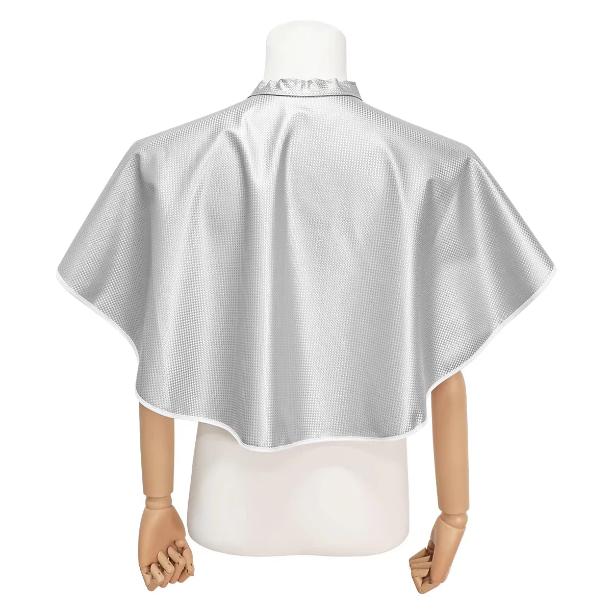 Salon Hair Coloring Cape Barber Waterproof Hairdressing Dyed Shawl Non-stick Hair Apron Pro Barbershop Styling Dye Tool Supplies Peaceful Pleasures Health and Wellness white