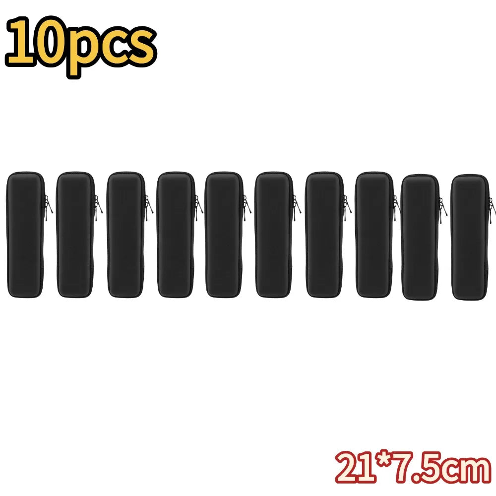 EVA Hard Shell Pencil Case Organizer for School Supplies Peaceful Pleasures Health and Wellness B-10pcs