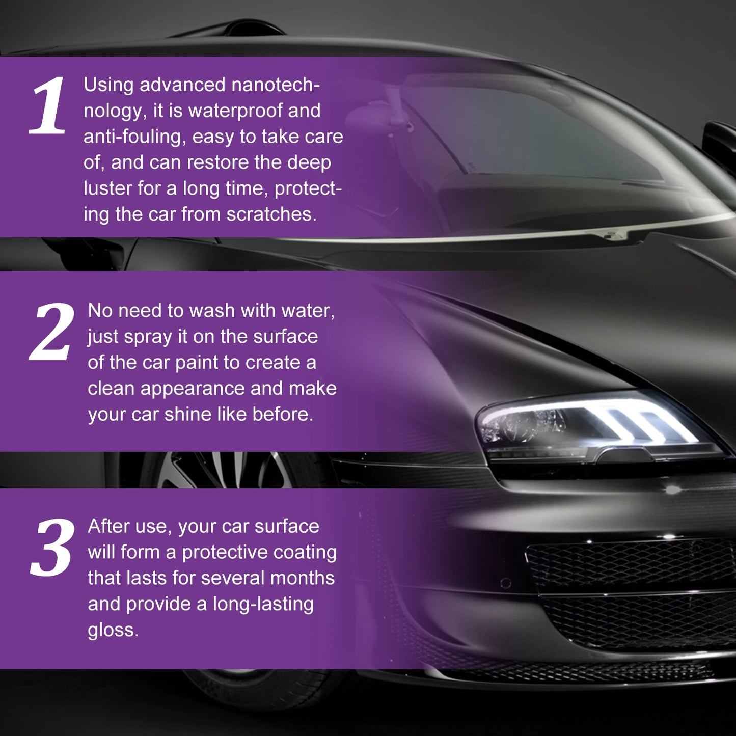 Eelhoe Nano Ceramic Car Coating Spray | Hydrophobic Polish