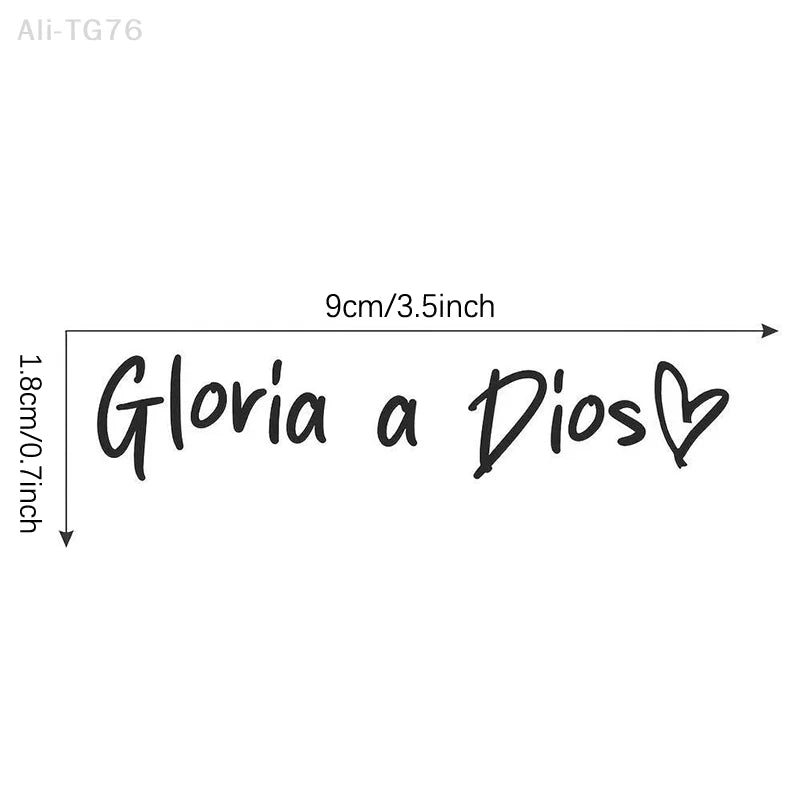 Believe in God Christian Vinyl Decal Sticker – Car & Motorcycle