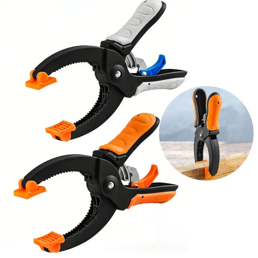 Heavy-Duty Plastic Spring Clips Woodwork Clamp Quick Securing Ratchet Pliers for Crafts, Woodworking Hand Fixing Tools 6/8 Inch Peaceful Pleasures Health and Wellness