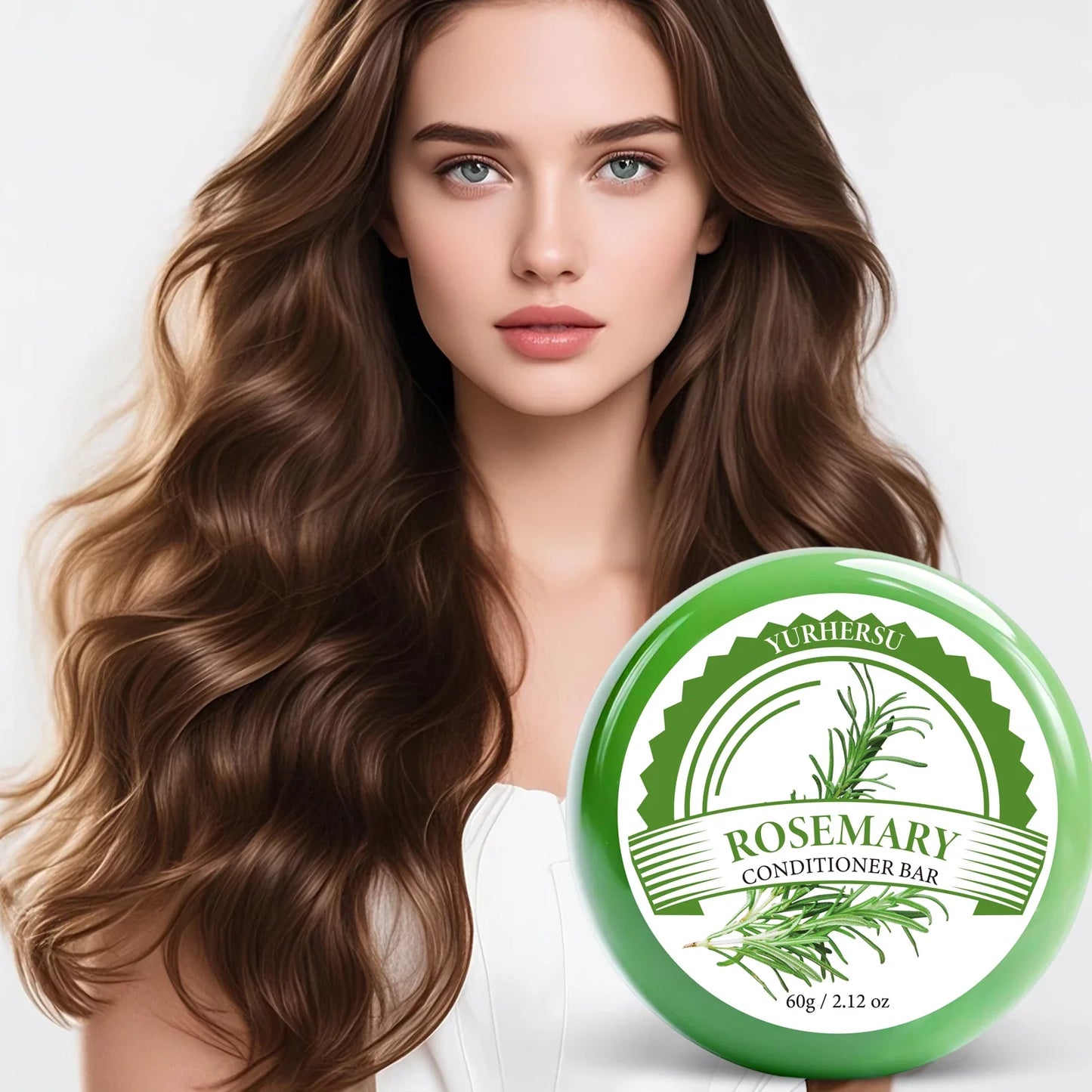 Rosemary Shampoo Bar – Sulfate-Free, Balances Scalp & Volume