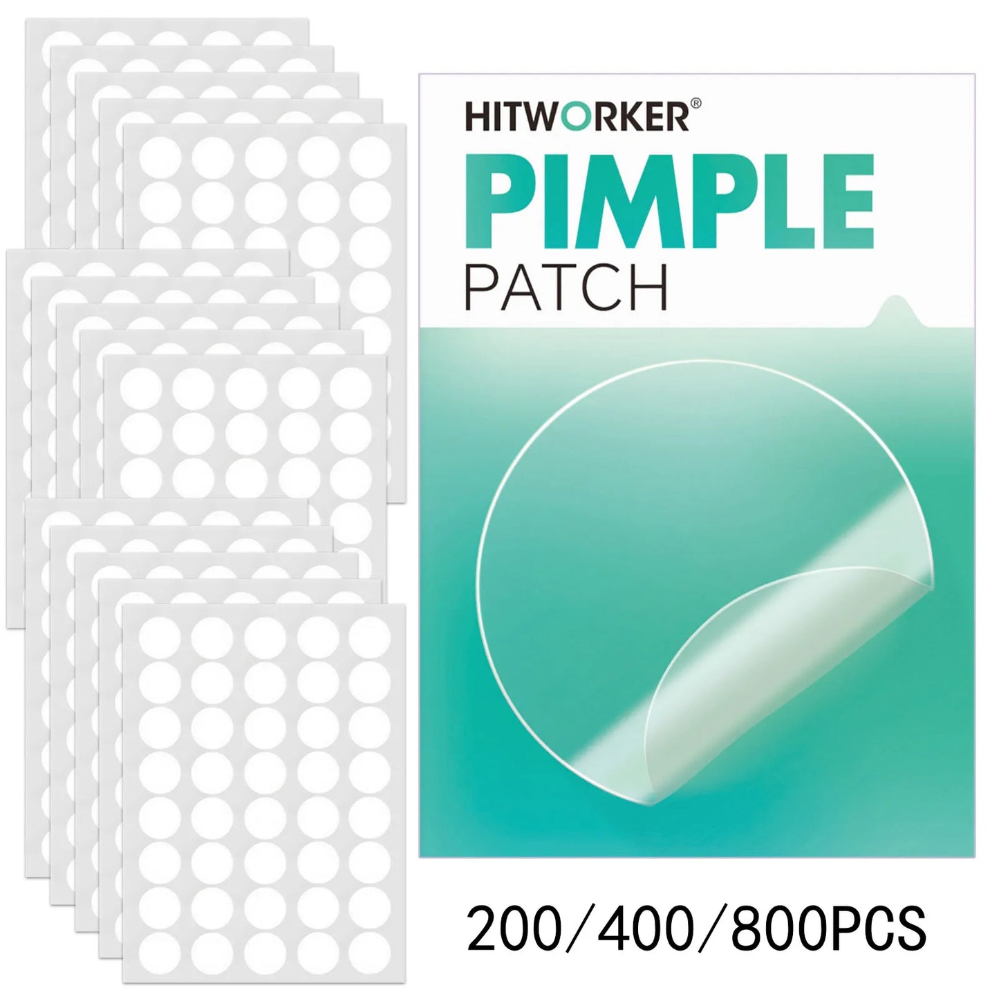 Invisible Waterproof Hydrocolloid Acne Patches – All Skin Types