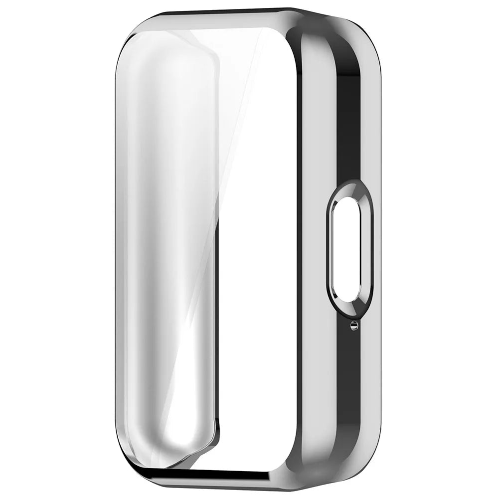 Samsung Galaxy Fit 3 TPU Bumper Case with Screen Protector Peaceful Pleasures Health and Wellness Silver france
