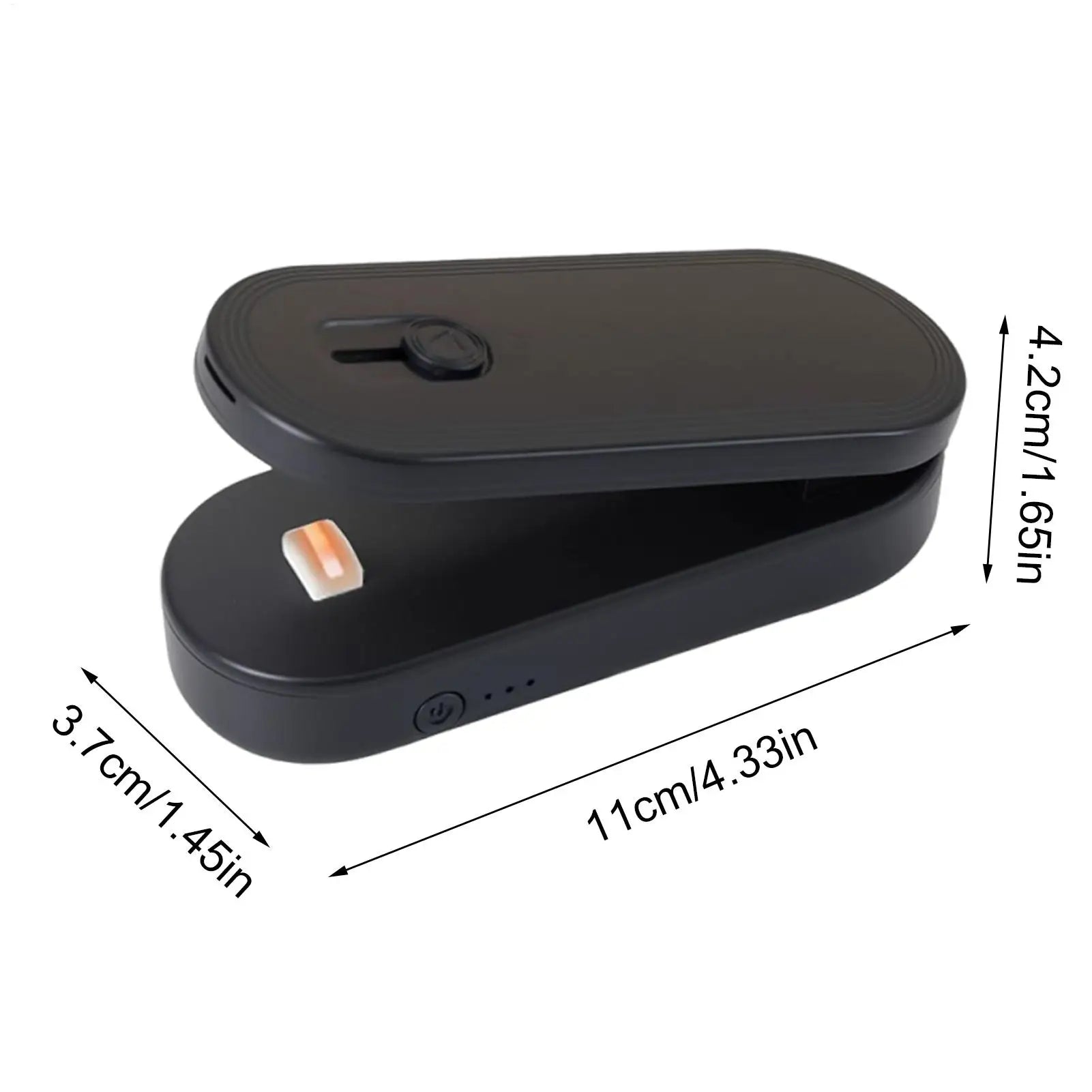Bag Sealer And Cutter Rechargeable Food Saver Kitchen Gadgets Snack Bag Sealer With Cutter And Magnet For Home Pantry Travel Peaceful Pleasures Health and Wellness