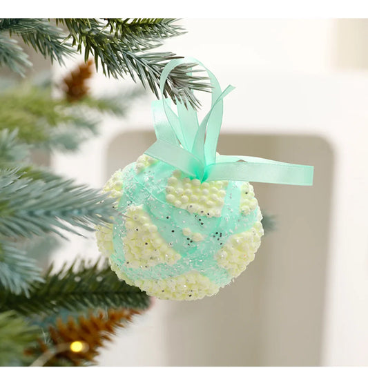 Macaron Christmas Ball Ornament – Colorful Shatterproof Decor Christmas Ornament Oasis Select