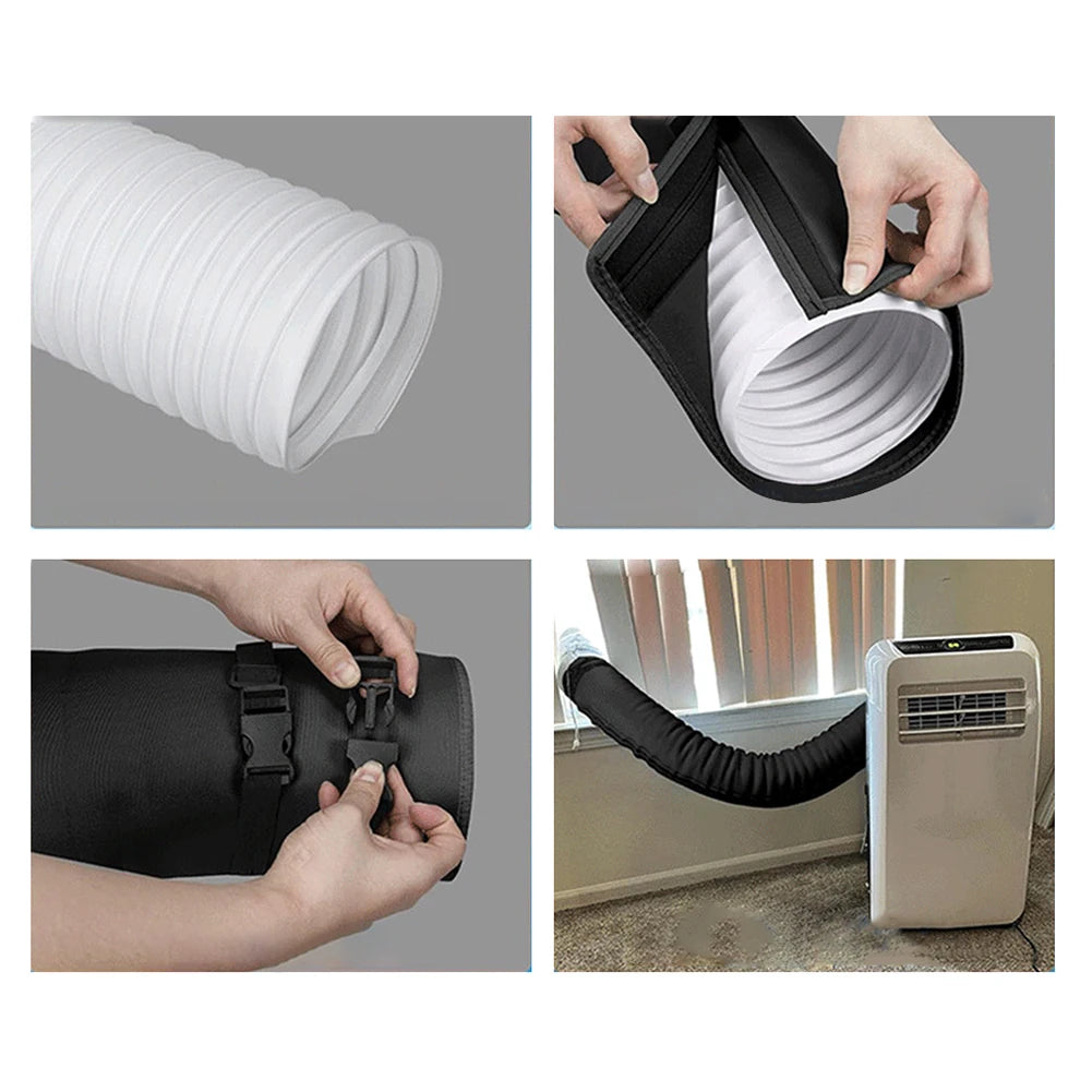 AC Hose Insulating Sleeve Portable Air Conditioners Insulated Cover