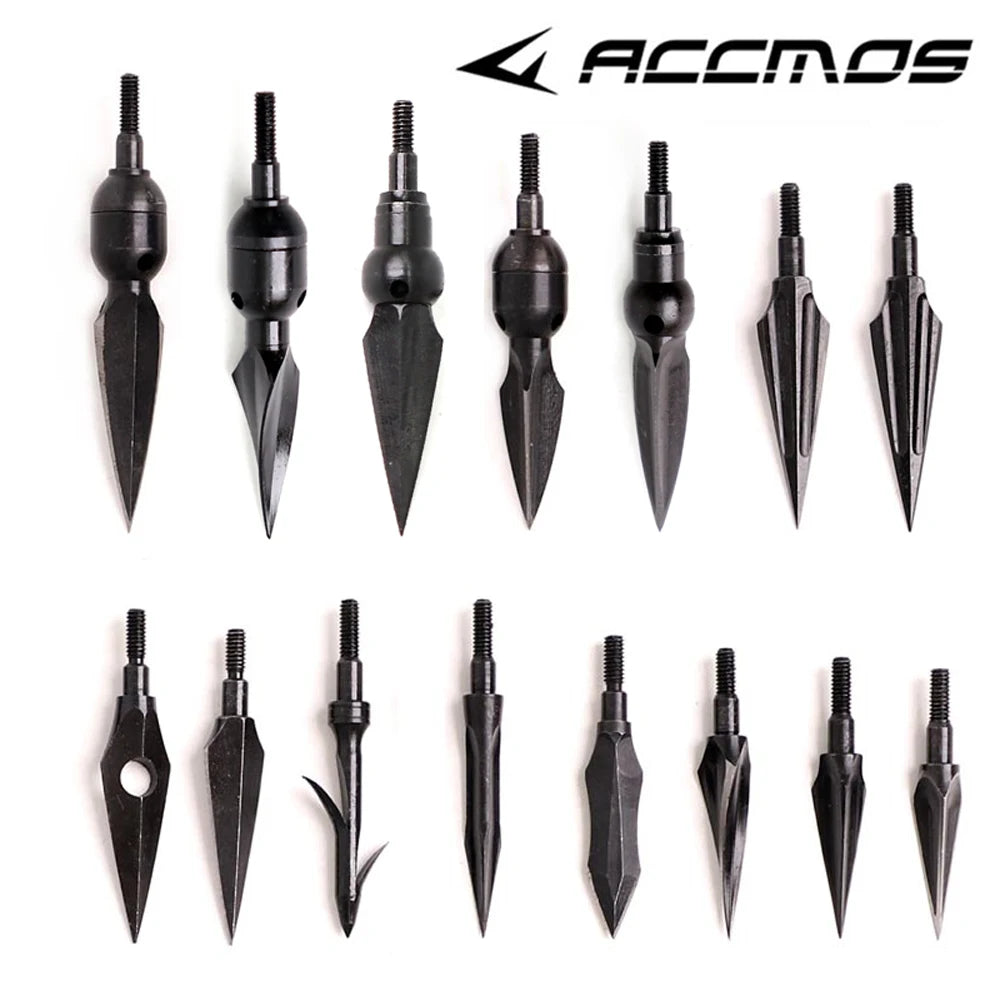 Carbon Steel Arrowheads Archery Broadheads Hunting Arrow Heads Tips