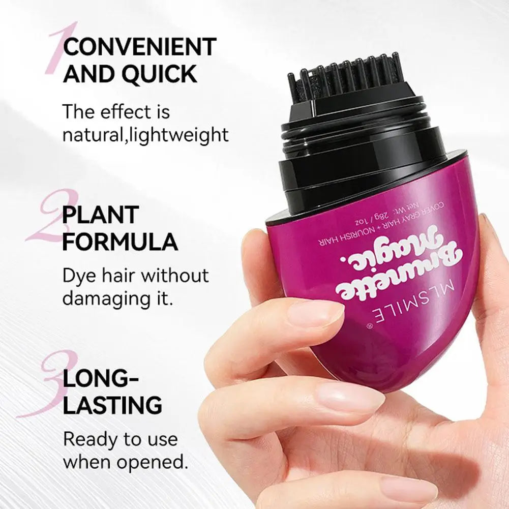 Temporary Hair Color Stick & Comb – Instant Gray Root Concealer