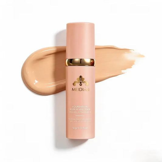4-in-1 Color Changing Foundation SPF 50 – Matte & Hydrating Liquid Foundation Peaceful Pleasures Health and Wellness One Size