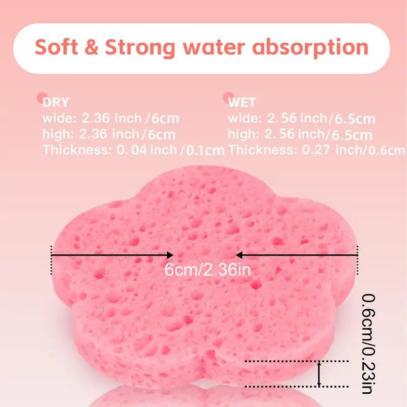 30-Pack Reusable Face Cleansing Pads – Washable Makeup Remover