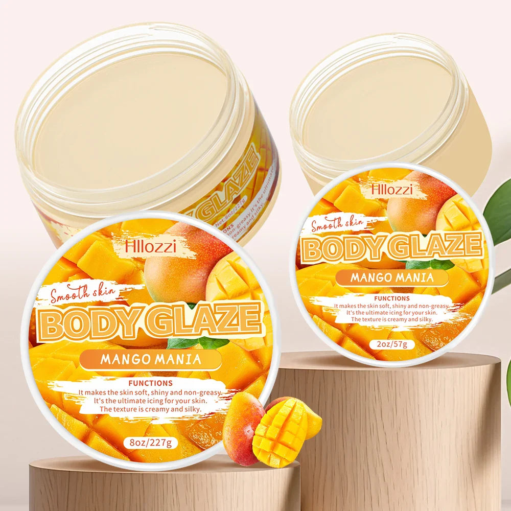 Mango Mania Body Glaze – Jojoba Body Butter & Oil Moisturizer