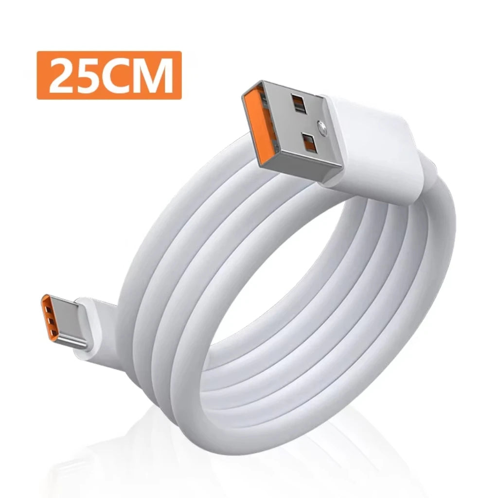 120W 10A USB-C Fast Charging Cable – Samsung, Xiaomi, Huawei Peaceful Pleasures Health and Wellness 0.25M