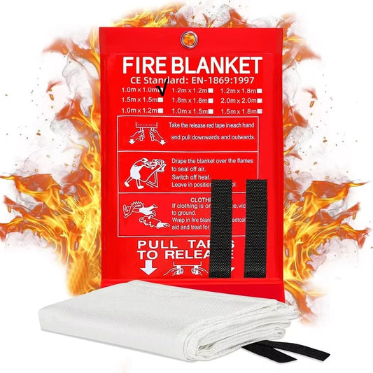 Emergency portable safety cover fire extinguisher Fire mat fire blanket Flame retardant fire blanket survival shelter Peaceful Pleasures Health and Wellness