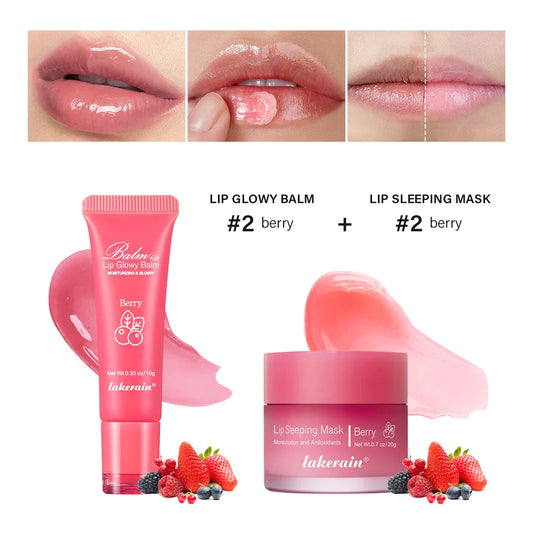 Lip Balm & Overnight Lip Mask Set | Nourishing 2-Pc Duo Lip Balm & Mask Set Oasis Select SET 6