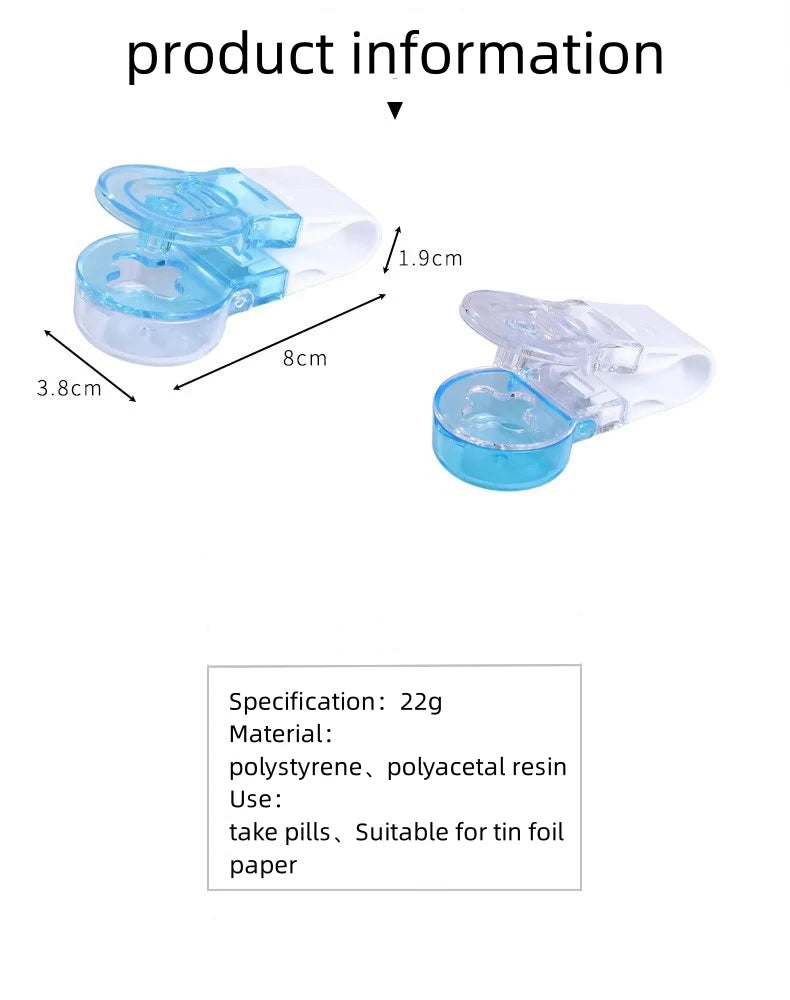Portable Pill Crusher & Medicine Storage Box | Travel Organizer