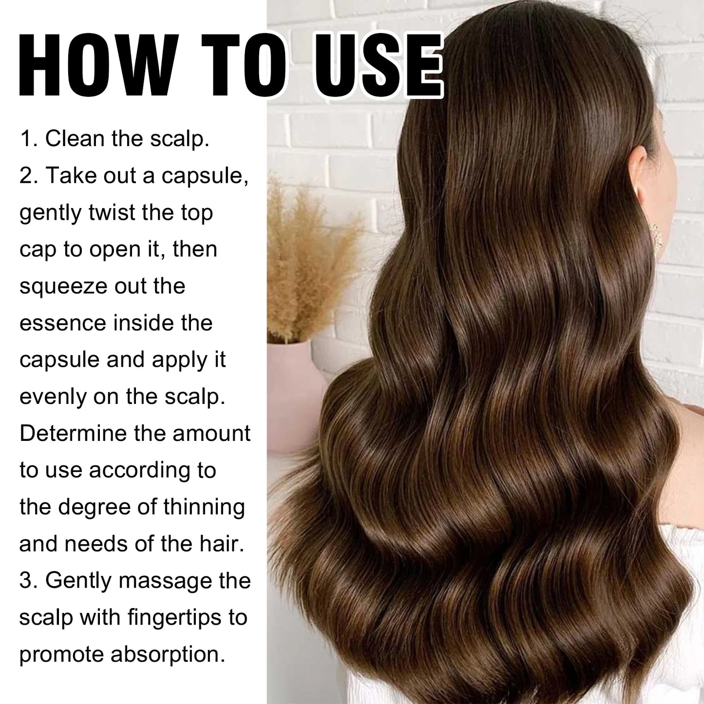 HOEGOA 30PCS Hair Regrowth Capsules Promotes Hair Growth Prevents Hair Loss Nourishes The Scalp Scalp Essential Oil Capsules Peaceful Pleasures Health and Wellness