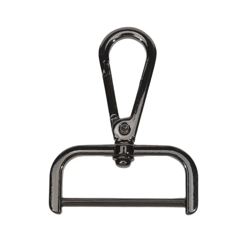 Bag Buckle Accessories Hardware Lock Buckle Metal Buckles Thickened Bag Strap Hanging Buckle Backpack Accessories Buckle Peaceful Pleasures Health and Wellness Black 3.8cm