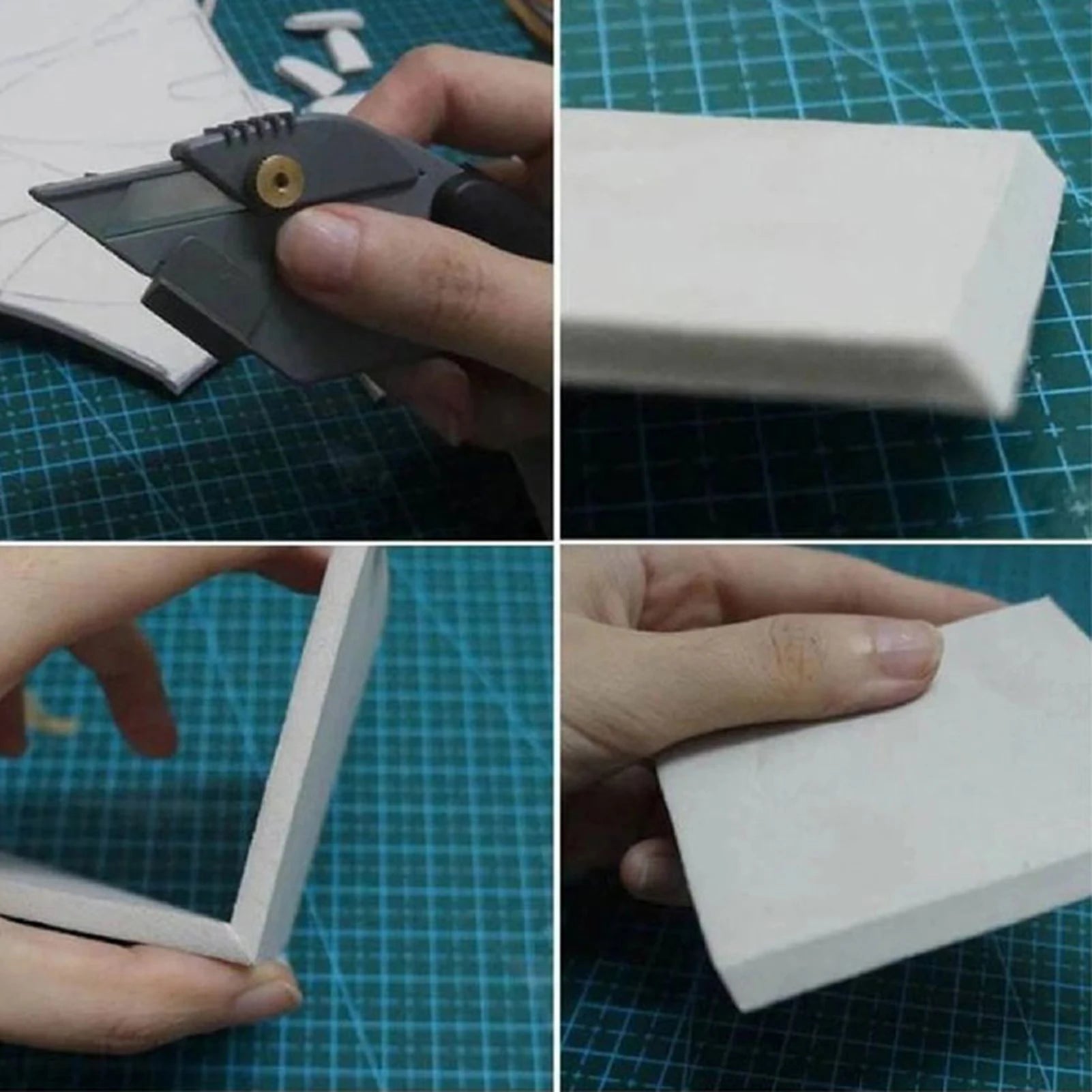 Angle Foam Board Cutter Cutter with Switchable Gates on the Sides for Cutting Beveled Edges at Angles of 45 or 90 Degrees Peaceful Pleasures Health and Wellness