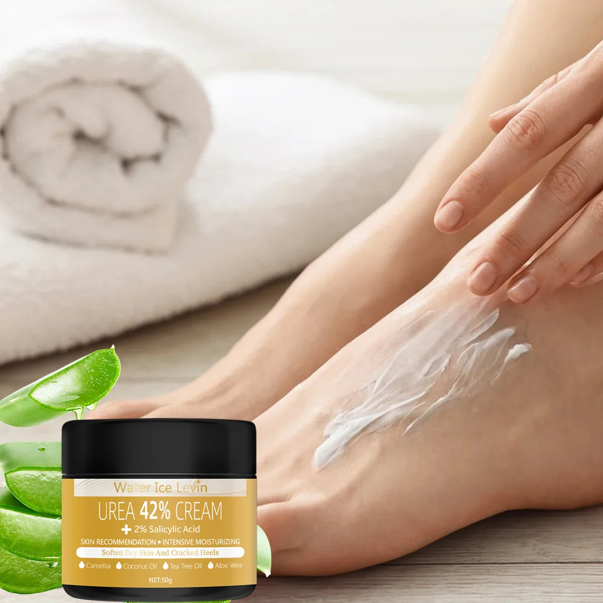42% Urea Foot Cream – Salicylic Acid, Coconut & Tea Tree Oil