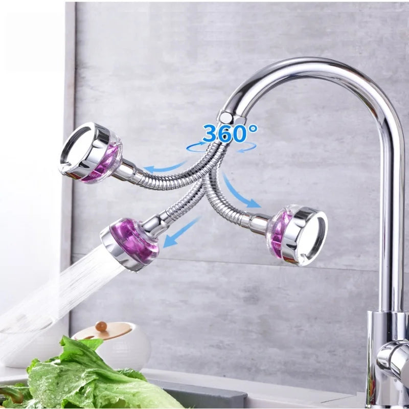 New Turbo Fan Sink Faucet Extender 360° Swivel Kitchen Faucet Aerator High Pressure Water Saving Tap Nozzle Bubbler Diffuser Peaceful Pleasures Health and Wellness