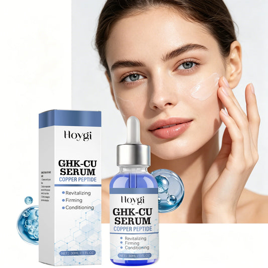 Hoygi Blue Copper Peptide Face Serum 30ml | Deep Moisturizing Copper Peptide Face Serum Peaceful Pleasures Health and Wellness