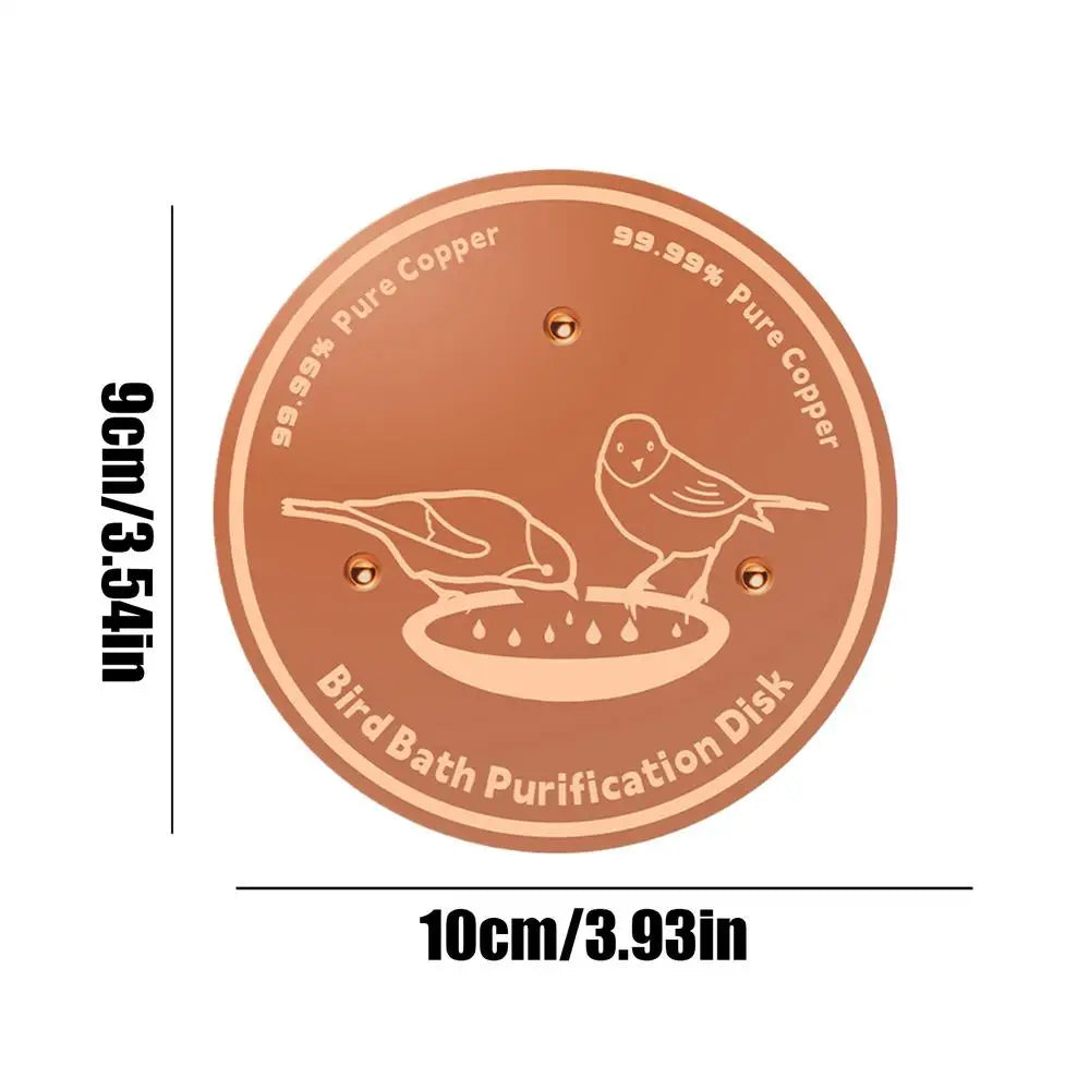 Copper Bird Bath Purification Disk | Triple Point Support