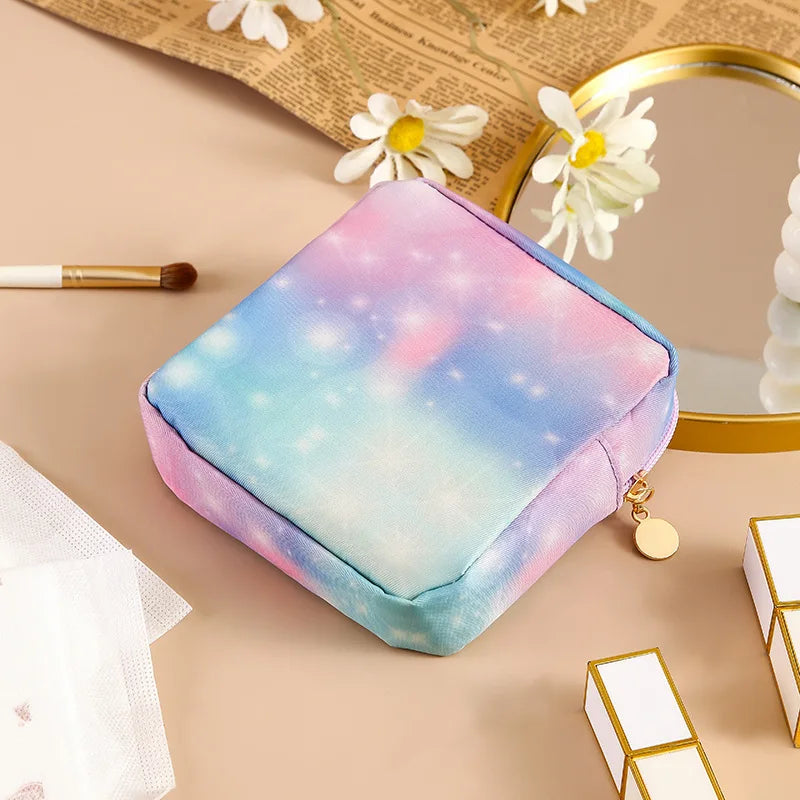 Gradient Galaxy Tech Organizer Pouch | Waterproof Cable Bag
