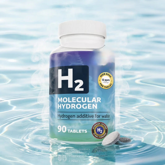 Molecular Hydrogen Tablets 12ppm H2 + Magnesium | 90 Servings