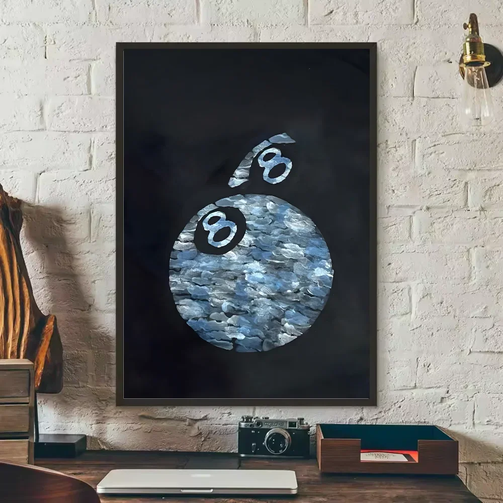 Black & White Abstract Canvas Wall Art Print | Modern Decor