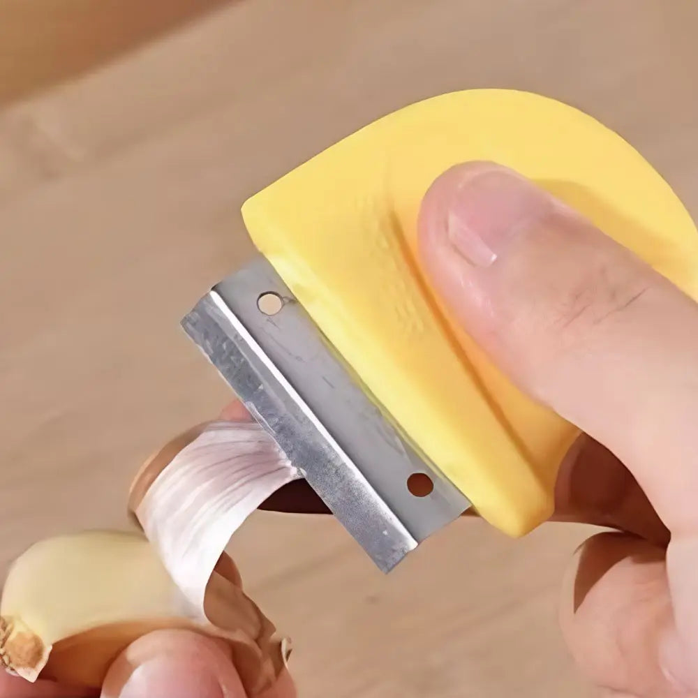 Ergonomic Stainless Steel Garlic & Vegetable Peeler | Anti-Slip