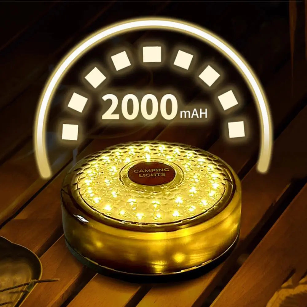 USB Rechargeable LED Camping String Lights – 8m Portable