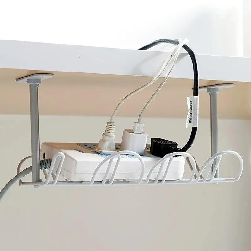 Under Desk Cable Management Tray – Cord & Wire Organizer