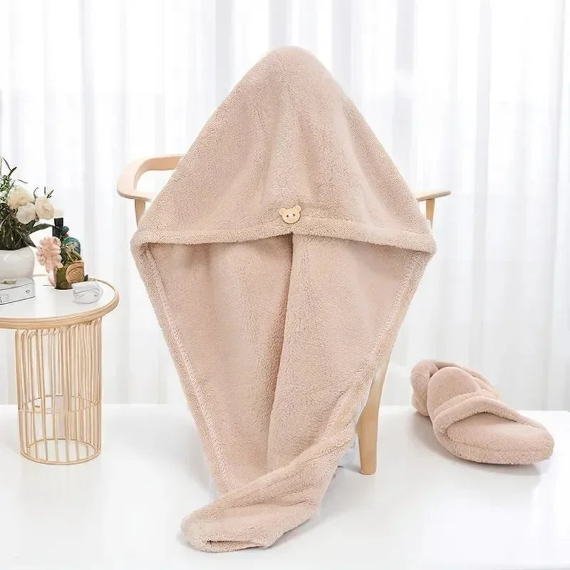 Quick-Dry Microfiber Hair Towel Wrap – Soft & Absorbent