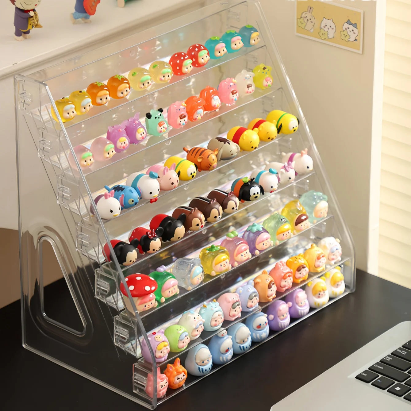 Acrylic Display Riser Stand | Clear Shelf for Perfume & Figures