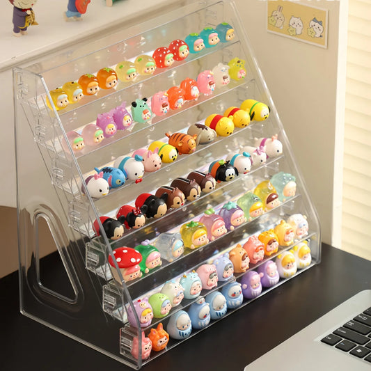 Acrylic Display Riser Stand | Clear Shelf for Perfume & Figures Acrylic Display Stand Peaceful Pleasures Health and Wellness