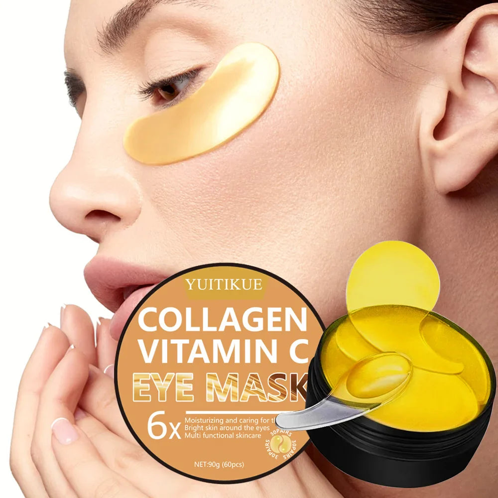 YUITIKUE Collagen Vitamin C Eye Mask – Hydrating & Brightening