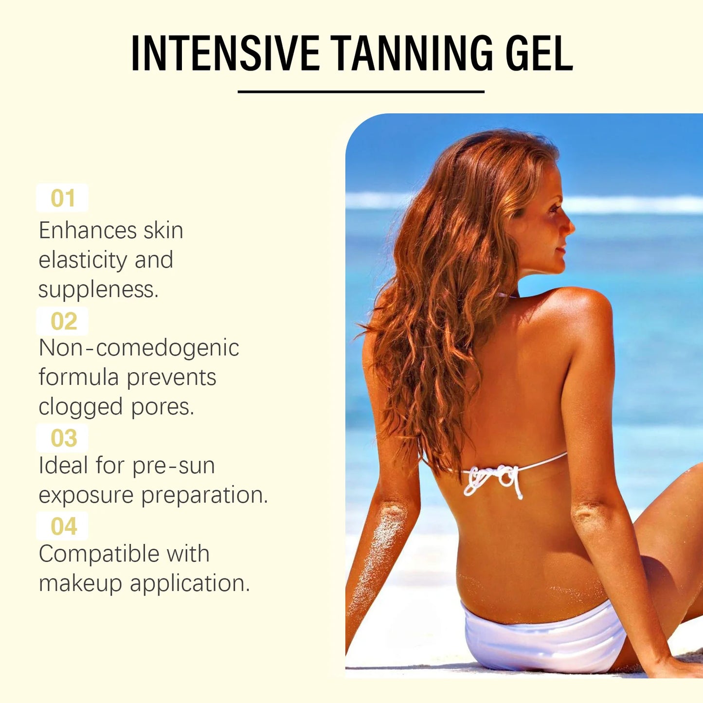 Carrot Tanning Gel – Sunless Bronzer & Moisturizing Tan Enhancer