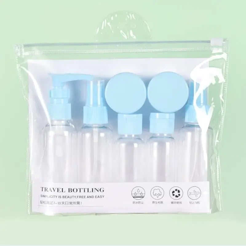Travel Refillable Bottle Set | 8-Piece Portable Toiletry Kit