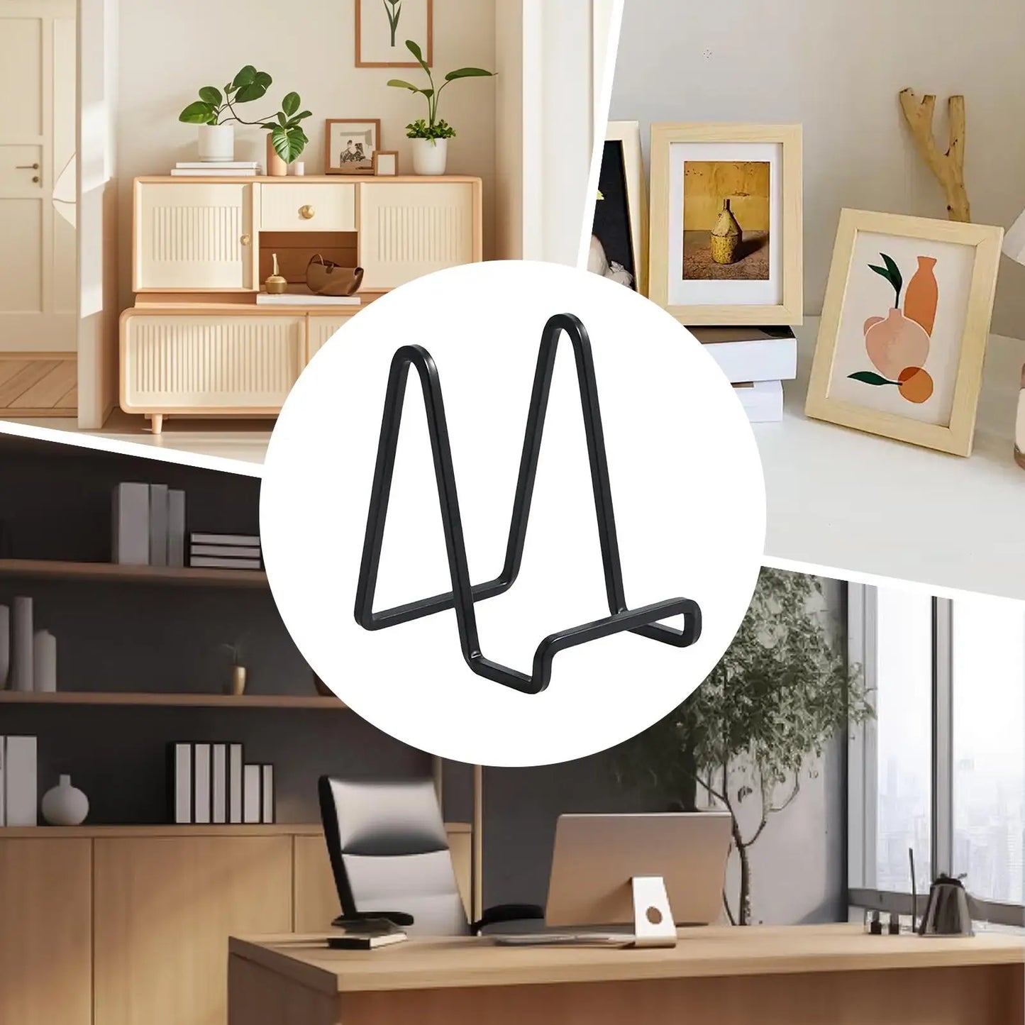 Metal Display Stand for Plates, Frames, Books & Ornaments