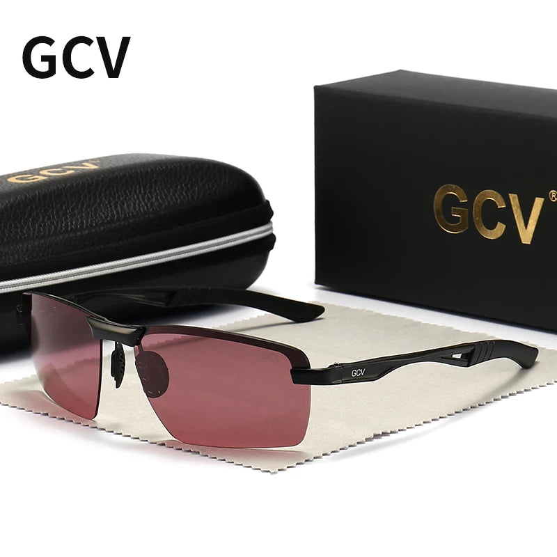 GCV Ultralight Frame Polarized Sunglasses Eyewear Men Male Fashion Sports Style Driving fishing Male Outdoor Travel UV Goggles Peaceful Pleasures Health and Wellness