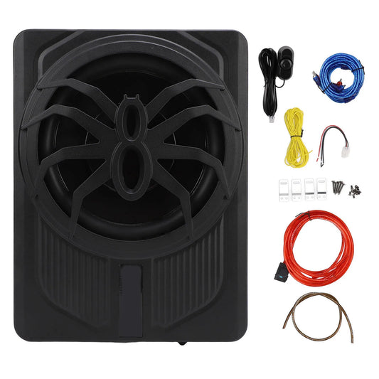 Under Seat Subwoofer Performance 10in Aluminum Alloy Excellent Heat Dissipation Slim Powered Car Subwoofer for Trucks Peaceful Pleasures Health and Wellness colorful