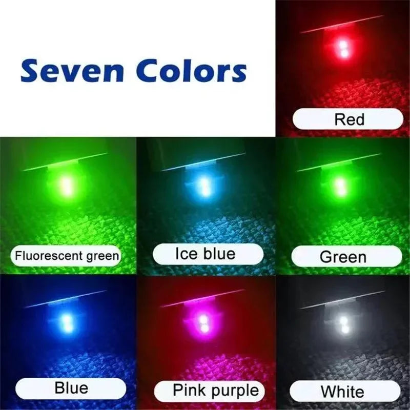 Mini USB LED Car Light Auto Interior Atmosphere Light Emergency Lighting Light rgb Auto Colorful Decorative Lamp Car Accessory Peaceful Pleasures Health and Wellness Default Title