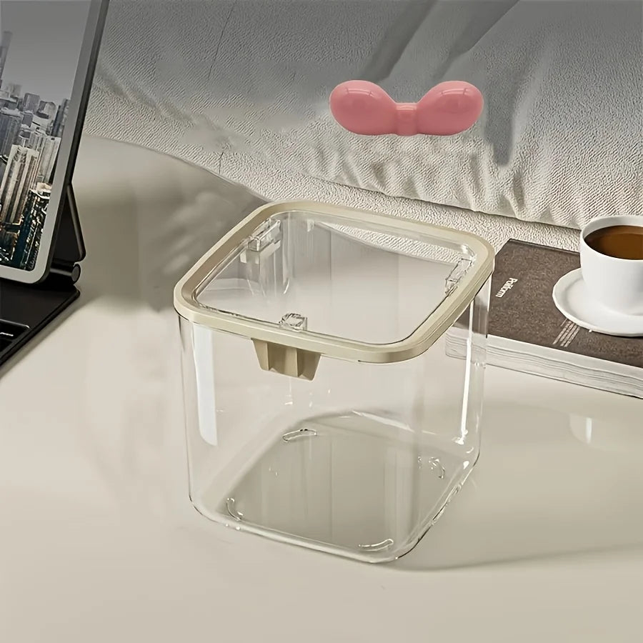 Hair Accessories Storage Organizer – Dustproof Vanity Box for Bathroom & Bedroom